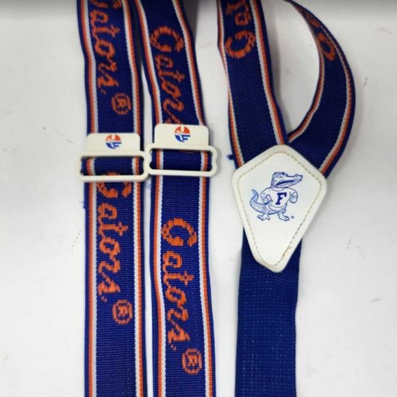 Vintage 80S University of Florida Gators orange and blue suspenders - Picture 4 of 9